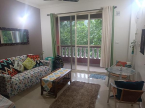 Luxury Apt near Palolem Beach, WFH with Forest view